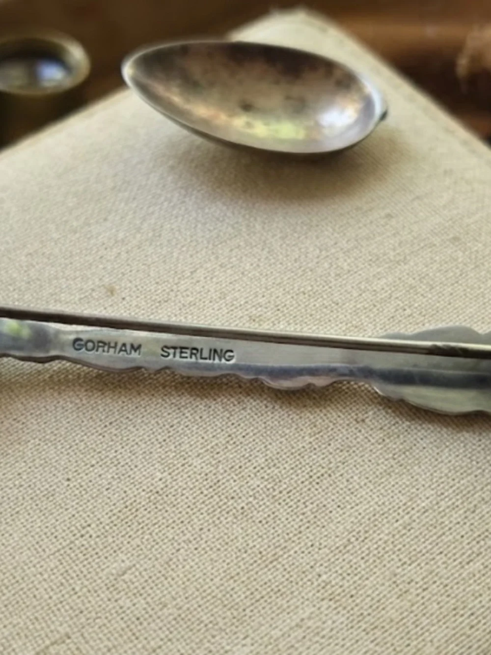 Vintage Gorham Sterling Silver Spoon Brooch | Sterling Spoon Pin |